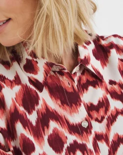 Dipped Back Long Sleeve Shirt