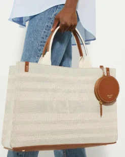 Dune Deltra Large Canvas Tote Bag