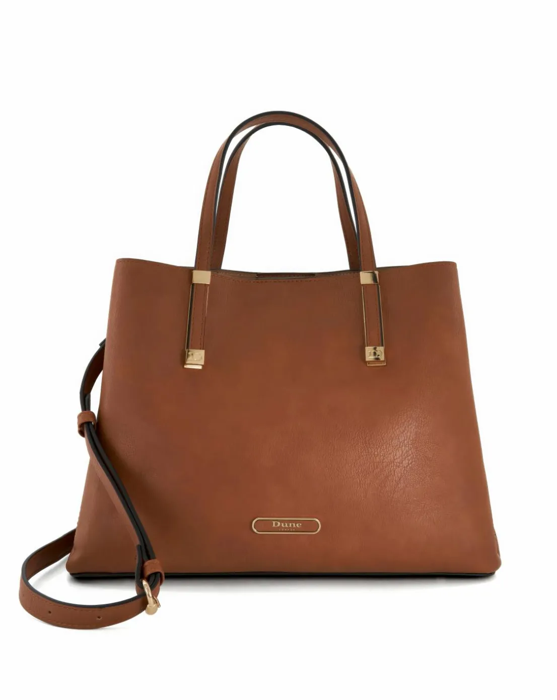 Dune Dorries Tan Shoulder Tote Bag