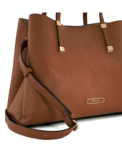 Dune Dorries Tan Shoulder Tote Bag
