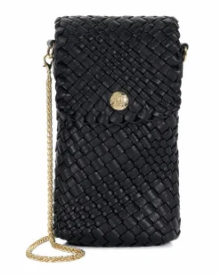 Dune Saff Woven Phone Lanyard Purse
