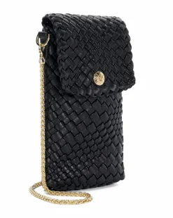 Dune Saff Woven Phone Lanyard Purse