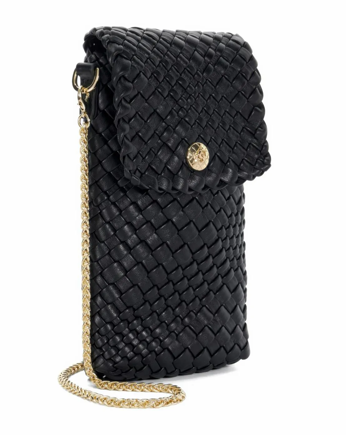 Dune Saff Woven Phone Lanyard Purse