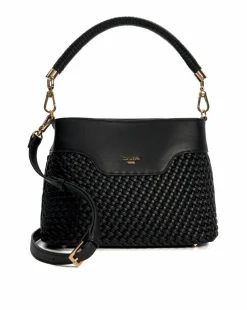 Dune Woven Top Handle Shoulder Bag