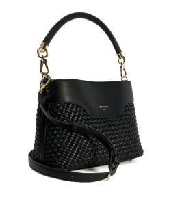 Dune Woven Top Handle Shoulder Bag
