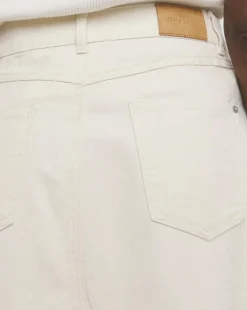 Ecru A Line Maxi Skirt