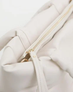 Ecru Soft Volume Padded Tote Bag