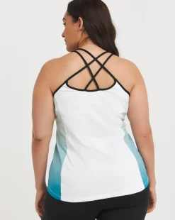 ellesse Palla Vest Ombre Logo Print T-Shirt