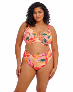 Elomi Sancho Beach Plunge Bikini Top Mango