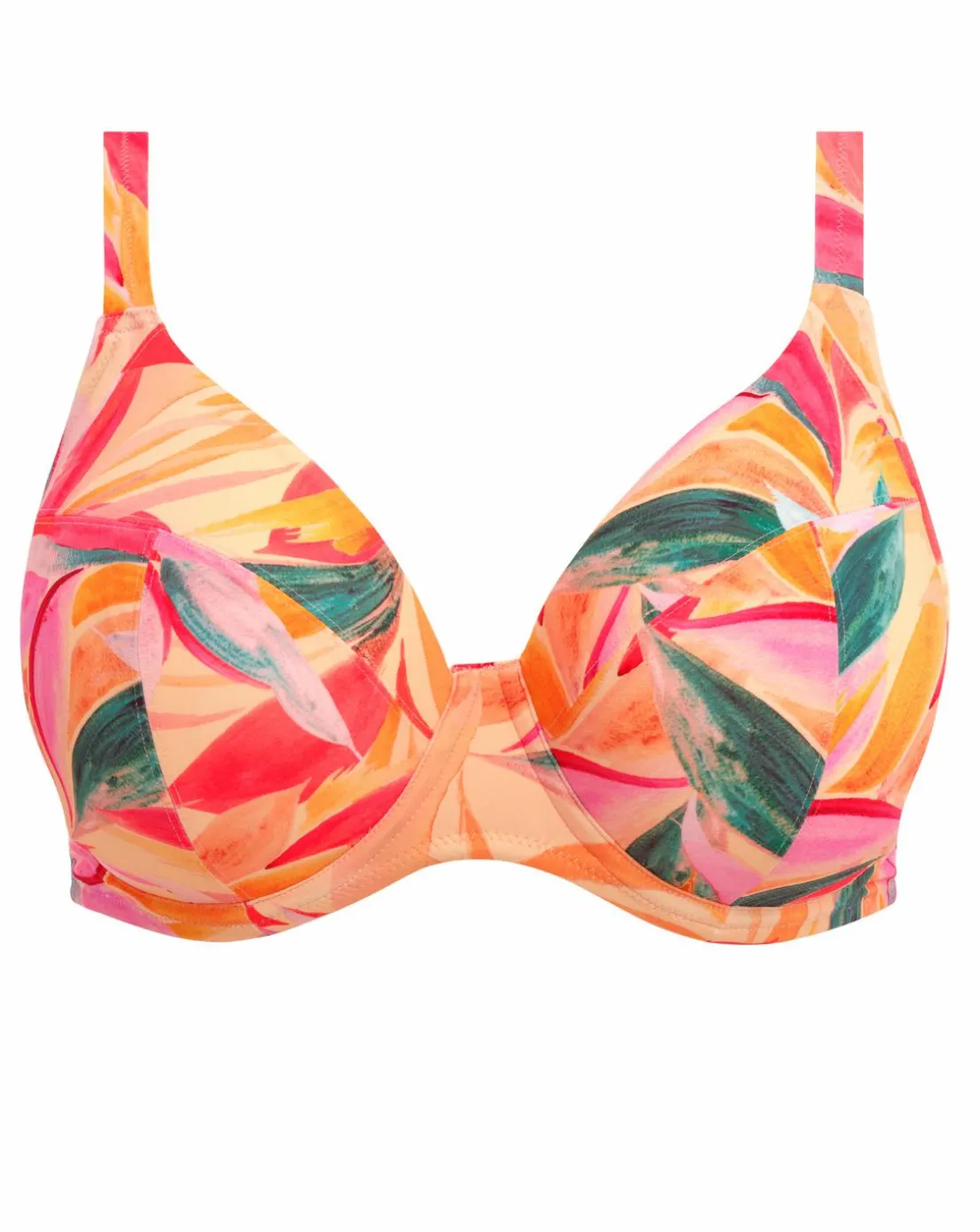 Elomi Sancho Beach Plunge Bikini Top Mango