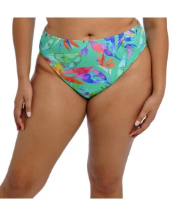 Elomi Toyama Tides Mid Rise Bikini Brief Jade