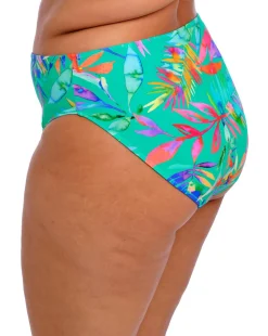 Elomi Toyama Tides Mid Rise Bikini Brief Jade