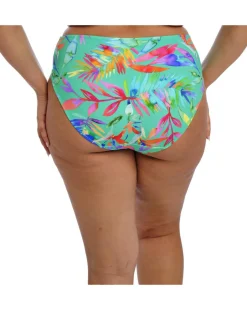 Elomi Toyama Tides Mid Rise Bikini Brief Jade