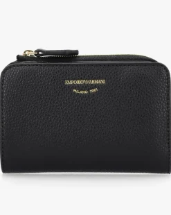 Emporio Armani Myea Black Bi-Fold Coin Purse