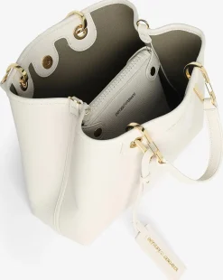 Emporio Armani Myea Cream Shopper Bag With Pouch
