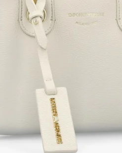 Emporio Armani X Small Cream Cross-Body Shopper Bag