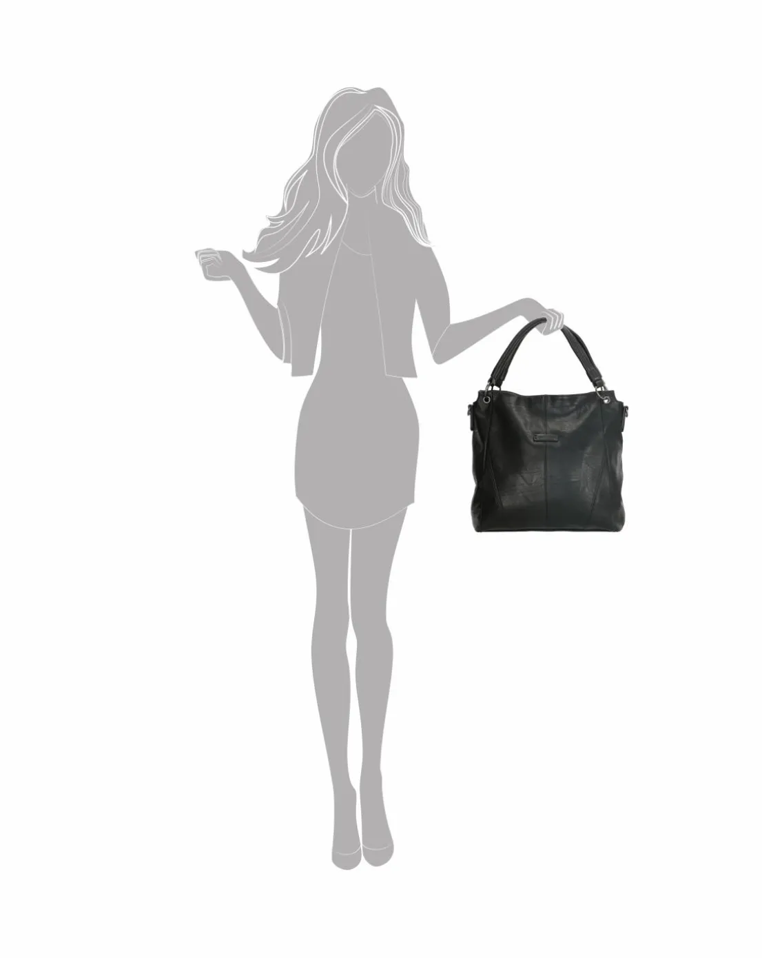 Enrico Benetti Caen 2 Handle Vegan Leather Handbag