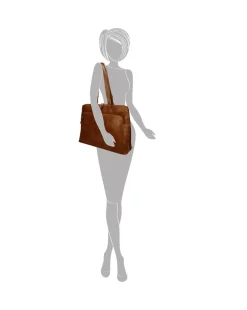 Enrico Benetti Caen Large Vegan Leather Laptop Workbag