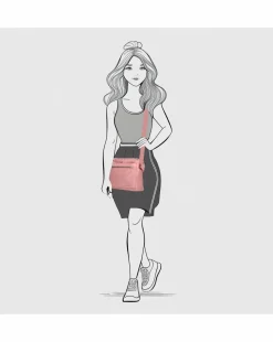 Enrico Benetti Janice Single Handle Glossy Nylon Shoulderbag