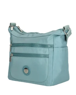 Enrico Benetti Suzie Single Handle Crinkle Nylon Shoulderbag