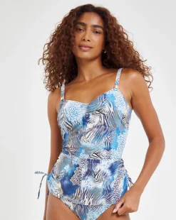 Fantasie Seraya Sands Wired Adjustable Tankini Top Denim