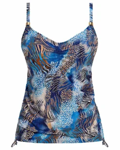 Fantasie Seraya Sands Wired Adjustable Tankini Top Denim