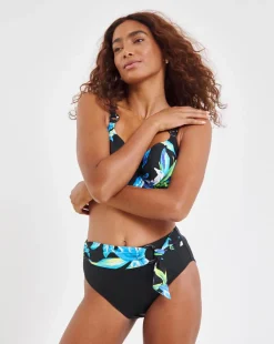 Fantasie Talm Beach Gathered High Waist Bikini Brief Black