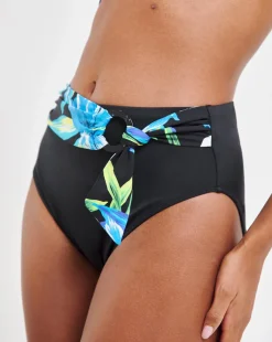 Fantasie Talm Beach Gathered High Waist Bikini Brief Black