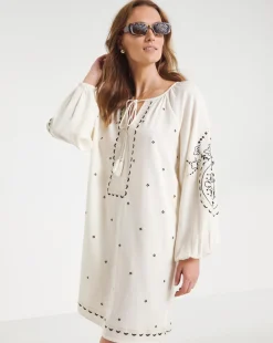 Figleaves Embroidered Beach Kaftan