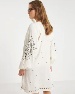 Figleaves Embroidered Beach Kaftan