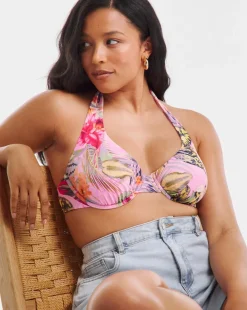 Figleaves Fiji Underwired Halterneck Bikini Top