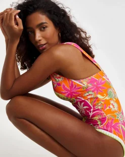 Figleaves Frida Non Wired Plunge Swimsuit