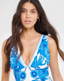 Figleaves Frida Non Wired Plunge Swimsuit