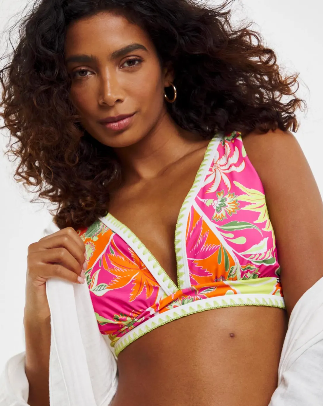 Figleaves Frida Soft Plunge Bikini Top