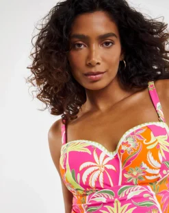 Figleaves Frida Underwired Bandeau Swimsuit