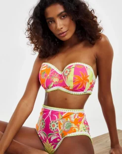 Figleaves Frida Underwired Bandeau Bikini Top