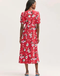 Finery London Button Up Floral Dress