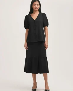 Finery London Puff Sleeve Blouse