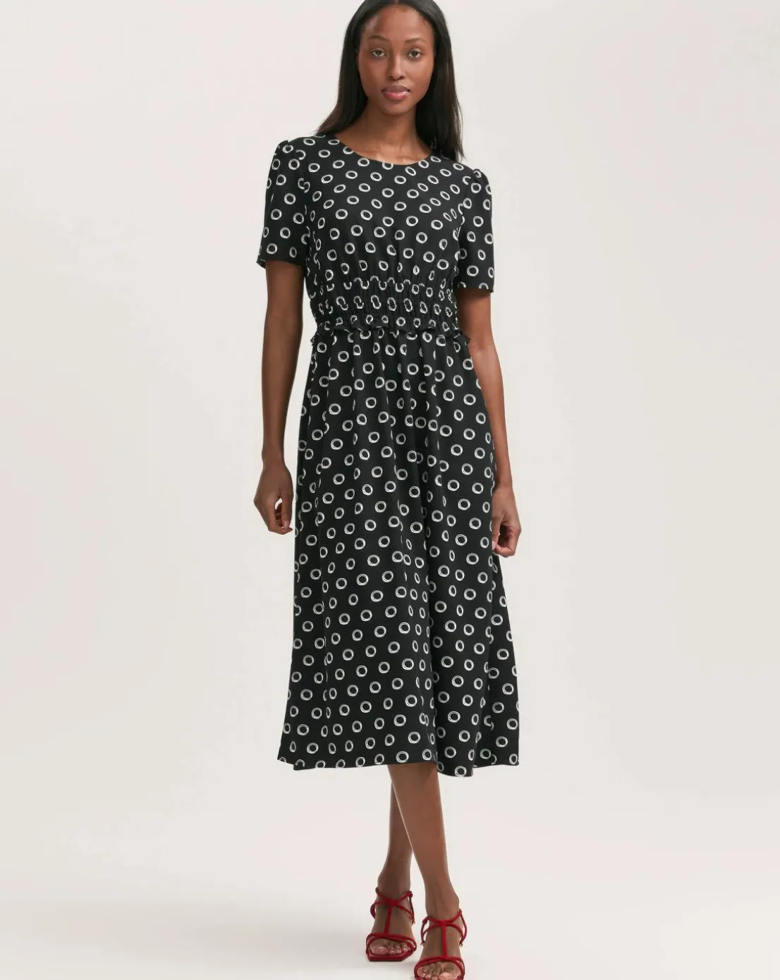 Finery London Ruched Waist Dress