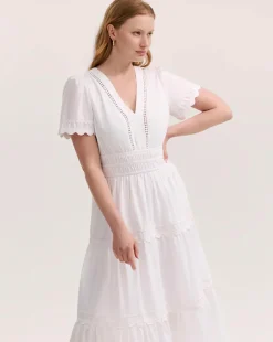 Finery London Scalloped Dress