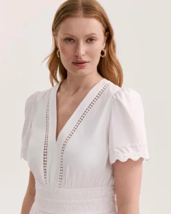 Finery London Scalloped Dress