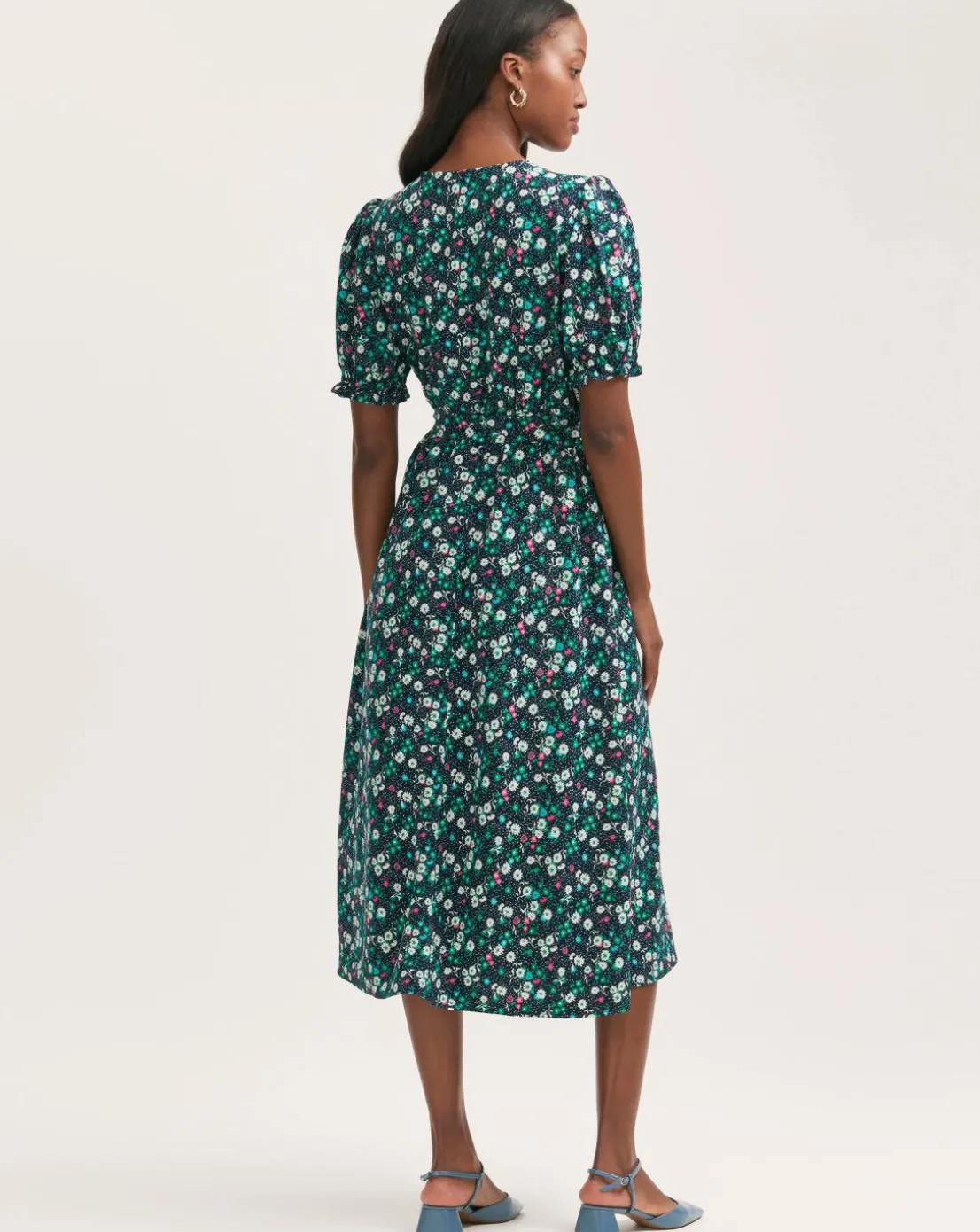 Finery London Tie Waist Dress