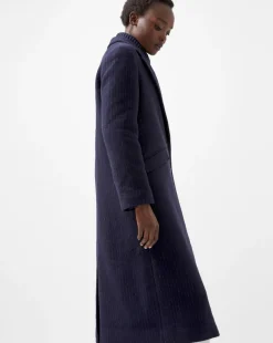 French Connection Arlana Pin Stripe Coat