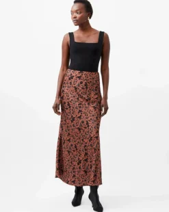 French Connection Jeannie Ennise Satin Skirt