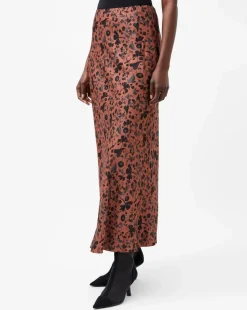 French Connection Jeannie Ennise Satin Skirt