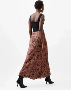 French Connection Jeannie Ennise Satin Skirt