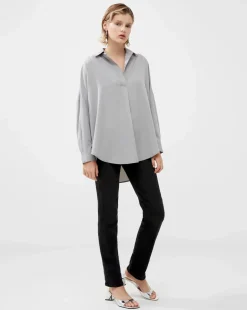 French Connection Rhodes Crepe Popover