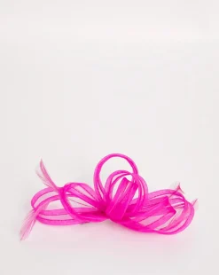 Fuchsia Bow Clip Fascinator
