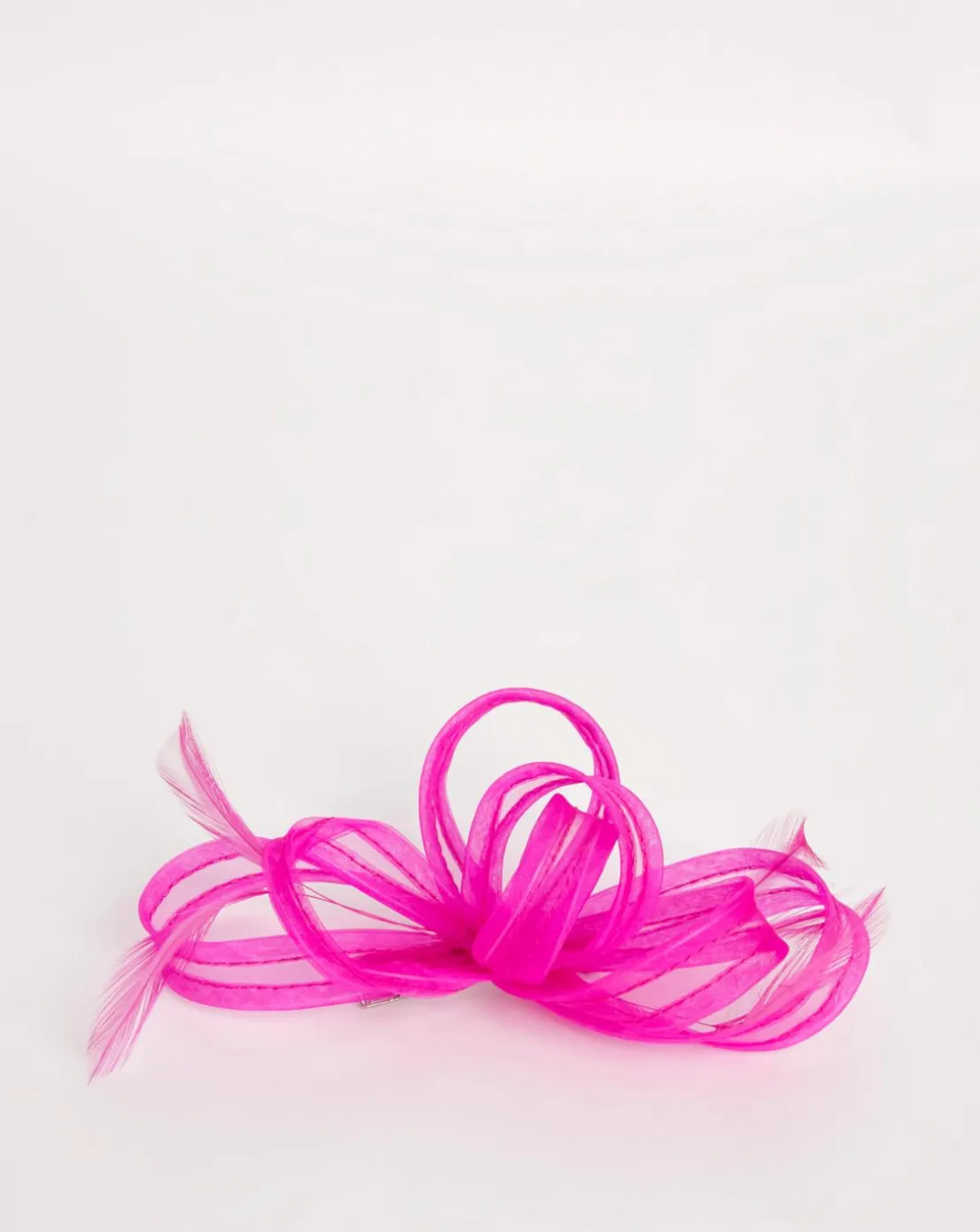 Fuchsia Bow Clip Fascinator