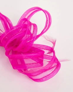 Fuchsia Bow Clip Fascinator